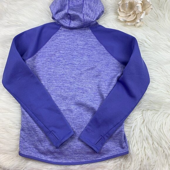 Under Armour Storm Cold Gear Marled Hoodie With Thumb Hole Cutouts Women's SZ XS - Picture 2 of 6